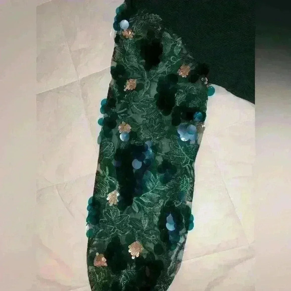 sweater with decorated sleeves Sioni Milano size L - Picture 7 of 8